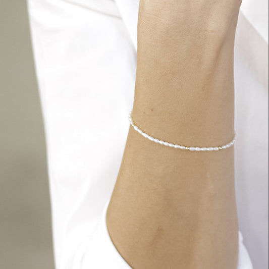 Céleste צמיד פנינים ציפוי זהב