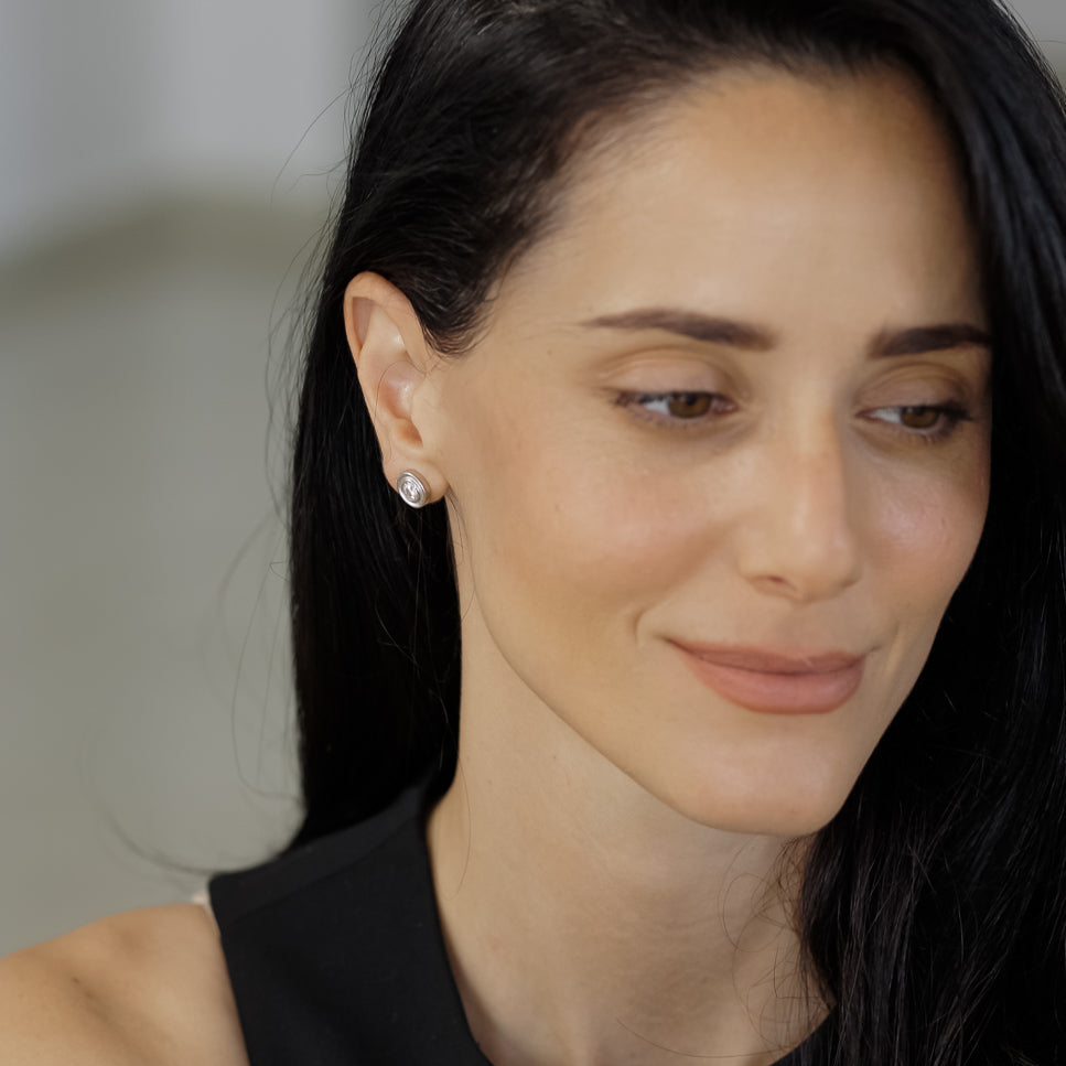 Eleanor עגילי כסף