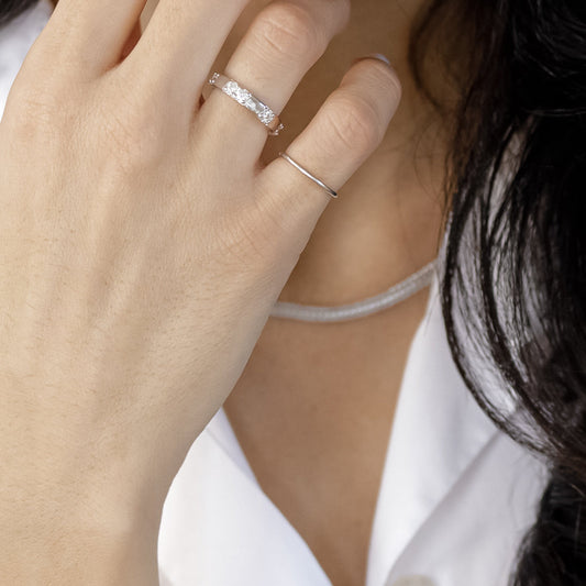 Francesca טבעת כסף