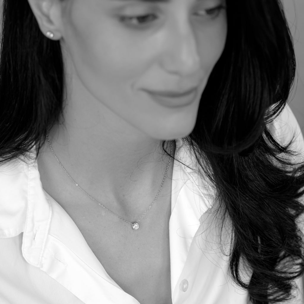 Elisabeth שרשרת סוליטר כסף