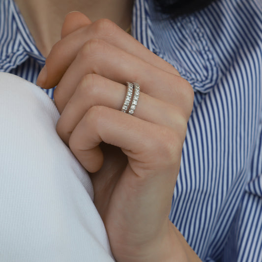 Charlote טבעת כסף