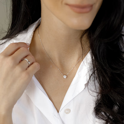 Elisabeth שרשרת סוליטר כסף