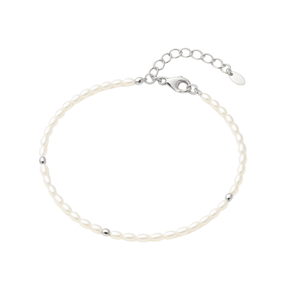 Céleste צמיד פנינים כסף