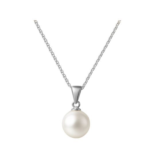 Violett שרשרת פנינה כסף