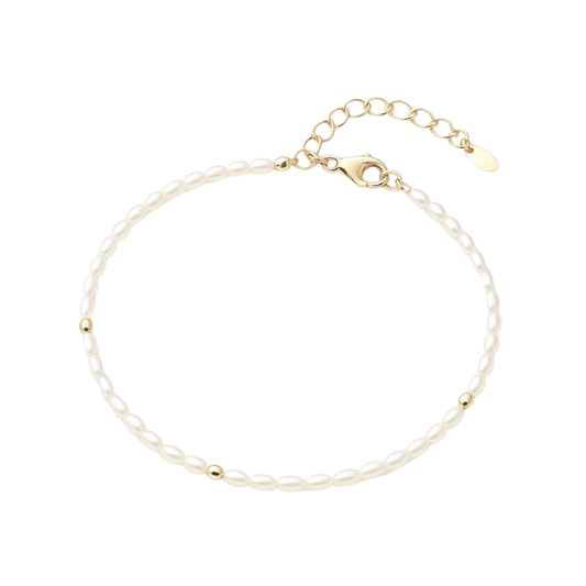 Céleste צמיד פנינים ציפוי זהב