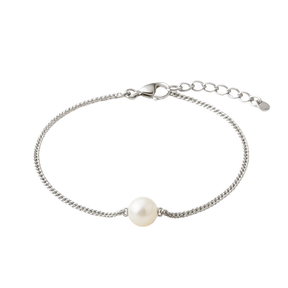 Violett צמיד פנינה כסף