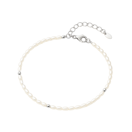 Céleste צמיד פנינים כסף