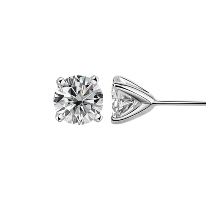 Elisabeth עגילי סוליטר כסף