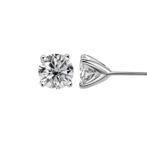 Elisabeth עגילי סוליטר כסף