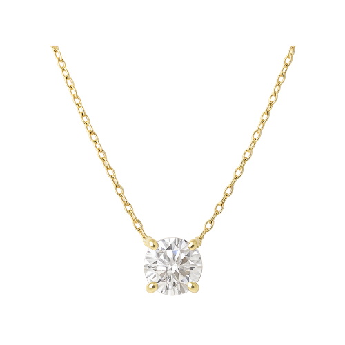 Elisabeth שרשרת סוליטר ציפוי זהב