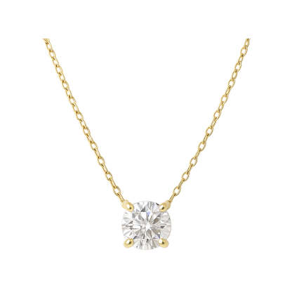 Elisabeth שרשרת סוליטר ציפוי זהב