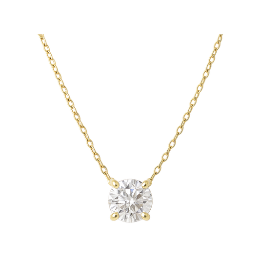 Elisabeth שרשרת סוליטר ציפוי זהב