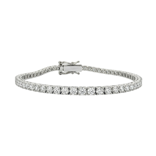 Charlotte צמיד טניס כסף