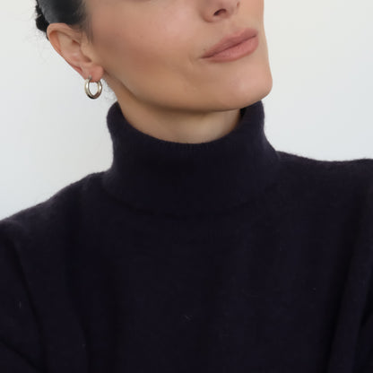 Sophia עגילי חישוק כסף