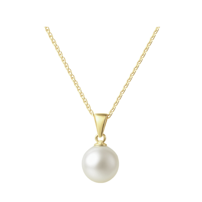 Violett שרשרת פנינה ציפוי זהב