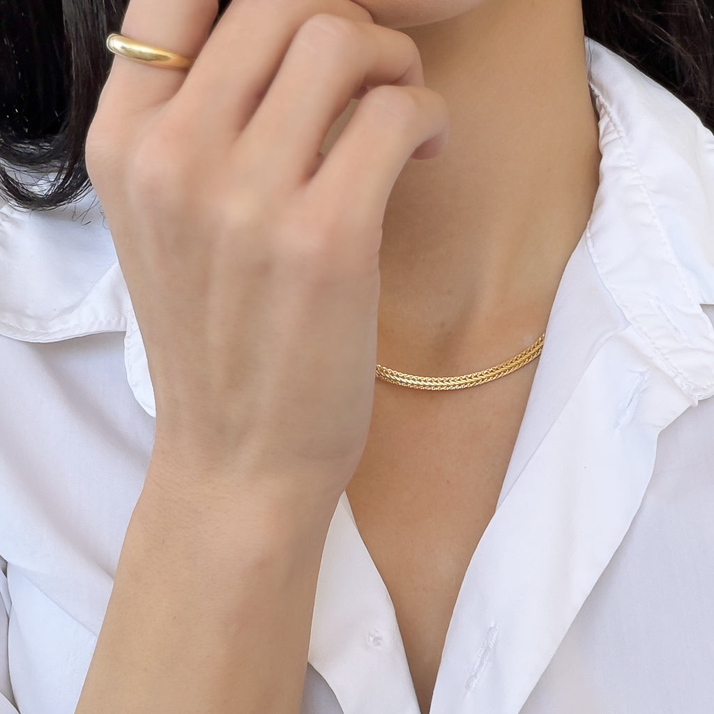 Camilla שרשרת ציפוי זהב