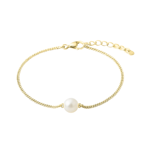 Violett צמיד פנינה ציפוי זהב