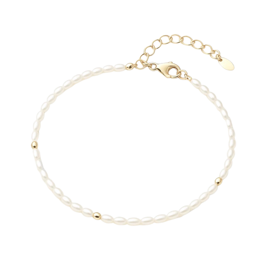 Céleste צמיד פנינים ציפוי זהב