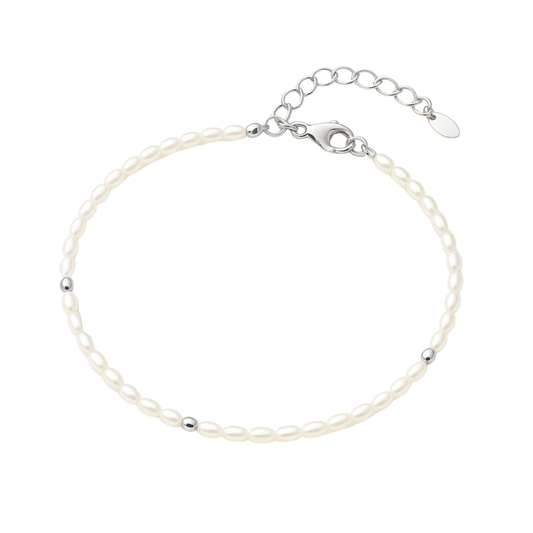 Céleste צמיד פנינים כסף