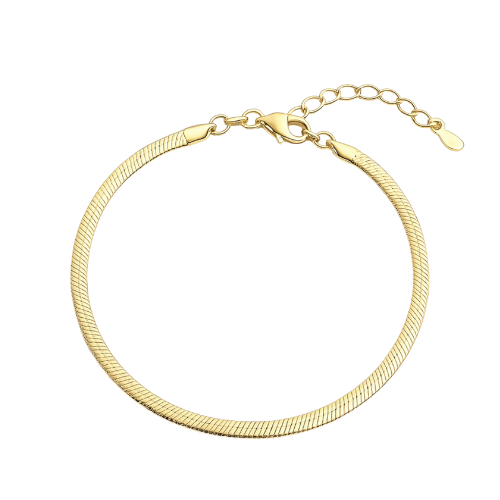 Marie צמיד נחש ציפוי זהב