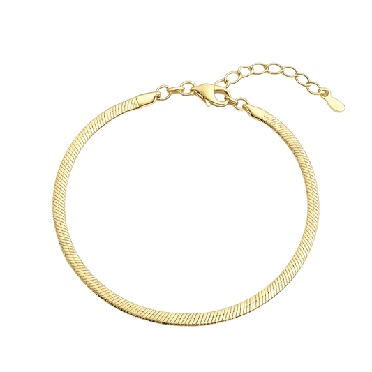 Marie צמיד נחש ציפוי זהב