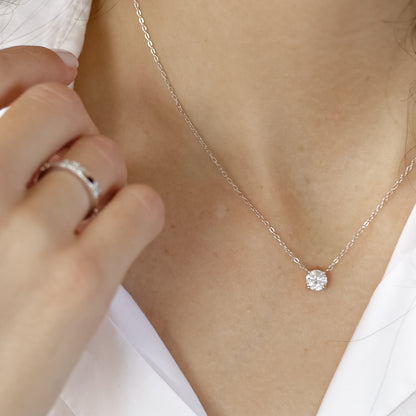 Elisabeth שרשרת סוליטר כסף