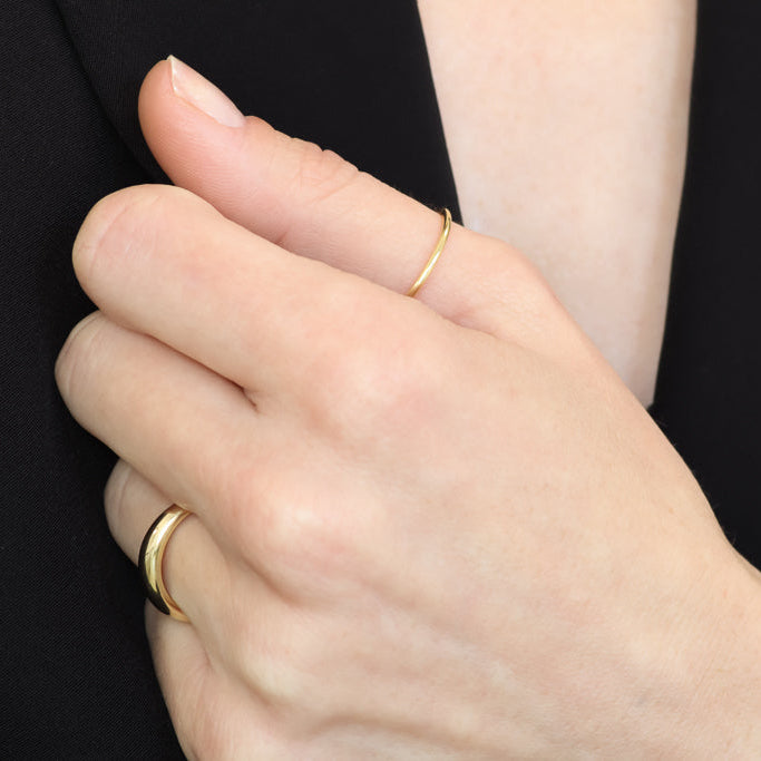 Eloise טבעת ציפוי זהב