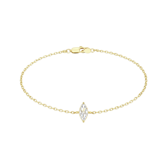 Victoria צמיד ציפוי זהב