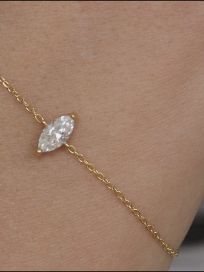 Victoria צמיד ציפוי זהב