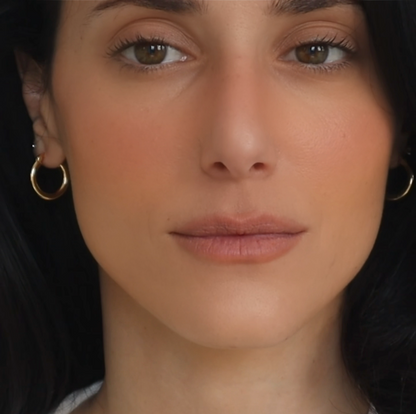 Sophia עגילי חישוק ציפוי זהב